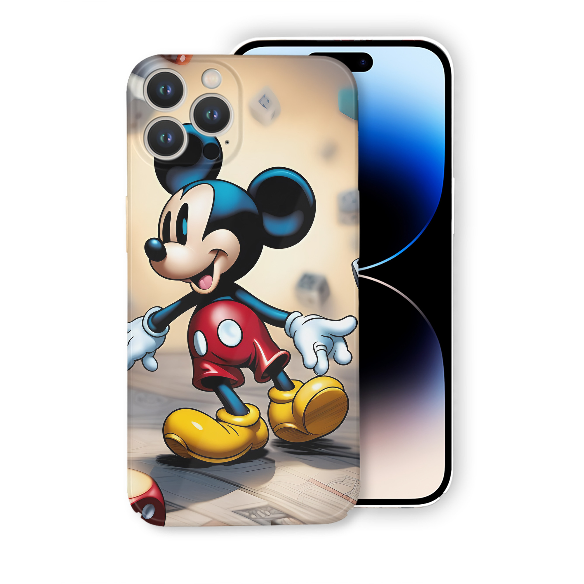 （画像用） ミッキーマウス Mickey Mouse 【iPhone 14シリーズ対応】ハードケース